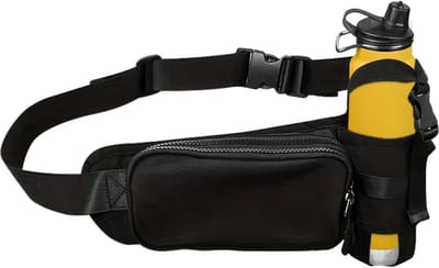 Verstelbare waterdichte heuptas met waterfleshouder - Lichtgewicht 900D Oxford tas voor hardlopen, wandelen en fietsen, ideaal voor gym en reizen