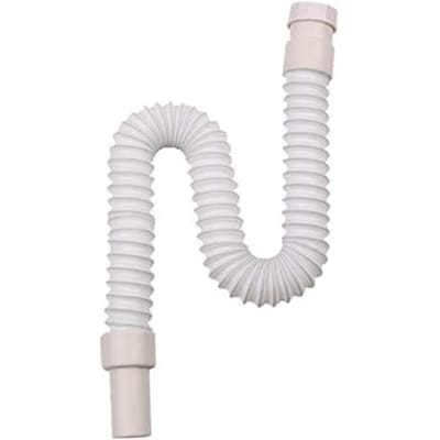 Wit 1-Pack Uitrekbare Flexibele Keukenaanrecht Afvoerpijp Badkamer Afvoeren Buis Waskom Sanitair Regenwater Afvoerpijp Slang 36cm-79cm wit