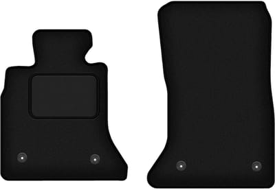 Voormatten zwart voor: BMW 5 F11 stationwagen (touring) (klittenband) (2010-2013)