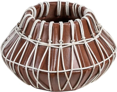 KLUET - Decoratieve vaas - Bruin - Terracotta