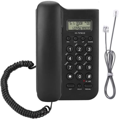 Dailygoody - Home telefoon met kabel - Vaste telefoon - Eenvoudig te