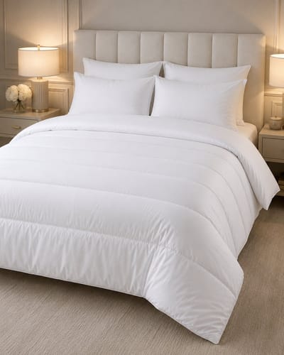 Dekbed 240 x 220 cm – Comfort – Polyester GRS – Zacht & Warm – Wit – Lits-Jumeaux