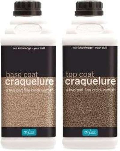 Polyvine Craquelure set basis en toplaag 1 Liter