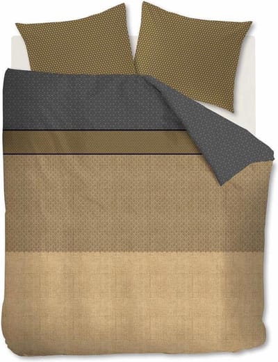Beddinghouse Camaro dekbedovertrek - Eenpersoons - 140x200/220 - Goud