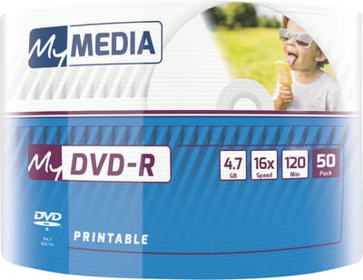 Verbatim Serie - DVD-R 4.7GB Schijfjes - 16x Snelheid - Printable - 50 Stuks