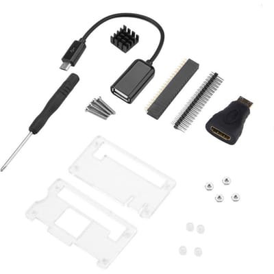 1 ensemble d'accessoires de kit de suite de base pour Raspberry Pi Zero W Zero