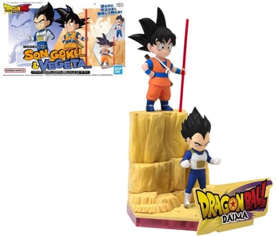 DRAGON BALL DAIMA - Son Goku (Mini) & Vegeta (Mini) - Model Kit