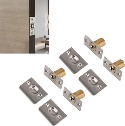 Verstelbare RVS Deurbal Catcher - 4 Delige Set voor Kastdeuren met Pickguard en Roestbestendigheid