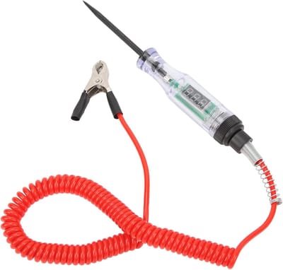 Autotestapparaat Elektrische Circuits - Circuittester Auto - Autodiagnose Uitvoeren - Geïsoleerd Veiligheidsontwerp - 2.1 Meter Kabel - Zwart