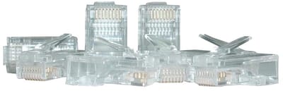 Digitus Serie - Onbeschermde RJ45-stekker - Cat. 5e - 100 stuks - Transparante Behuizing