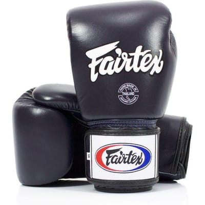 Fairtex Originele Leren Bokshandschoenen BGV1 Ademend Blauw 14oz