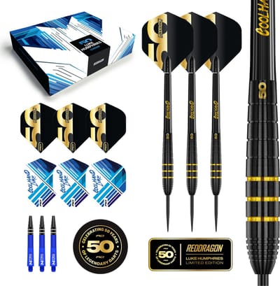 Red Dragon Luke Humphries 50 Years Anniversary Limited Edition - Dartpijlen