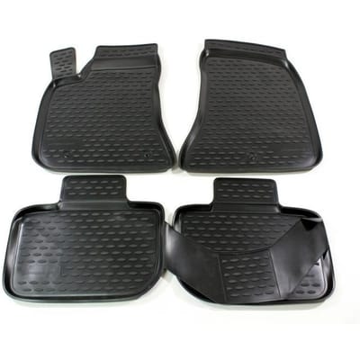 Tapis De Sol En Caoutchouc - J&J AUTOMOTIVE - Chrysler 300C - 3D - Antidérapant - Sur Mesure noir