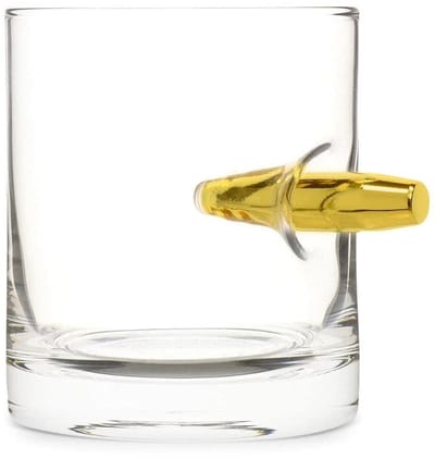 By shayne - Crystal Bullet Glas - Whisky Tumbler - Uniek Cadeau - Helder - Scotch Taster - 300ml - Voor Volwassenen
