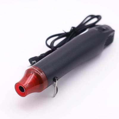 GELLDG Heteluchtpistool – Hittepistool – Heatgun – Warmtepistoo - Mini heteluchtpistool - Elektrisch heteluchtgereedschap - Geschikt voor doe-het-zelfprojecten, het drogen van verf, plaatselijk bijwerken en kleine klusjes - Zwart - 300W - 200°C