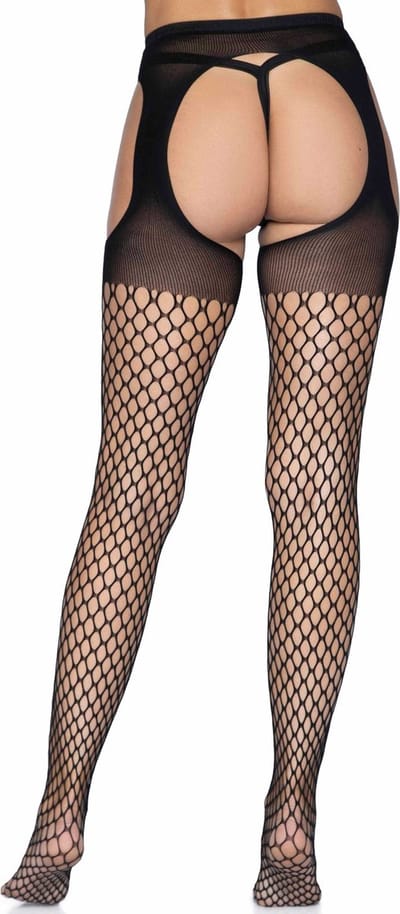 Vrouwelijke kousenbanden Leg Avenue Oval Net
