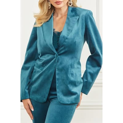 GUESS Marciano By  Lilli Blazer Blue Opal Taglia: XXS | Blazers Outlet | Donna | Blu