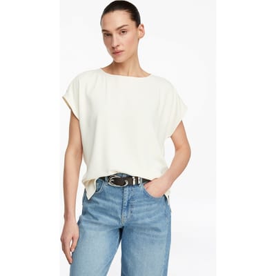 Comma  Blouses Offwhite Taglia: 38 | Magliette intime Outlet | Donna | Bianco