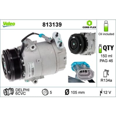 Airco-compressor VALEO 813139