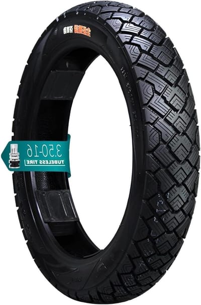 Vervangende Band - Tubeless Band - Tuinonderhoud - Volledig Versterkt - 3.50-16 - Zwart