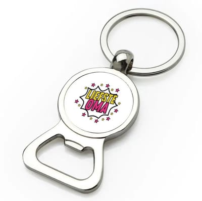 Akyol - liefste oma flesopener - Oma - een oma die heel lief is - cadeautje voor oma - liefste ooit - verjaardagscadeau - kado - gift - geschenk - verrassing - 9 bij 3 cm
