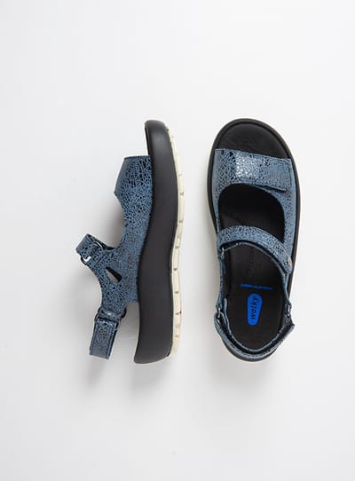 Wolky Dames Sandalen 03333 Brasilia Blauw