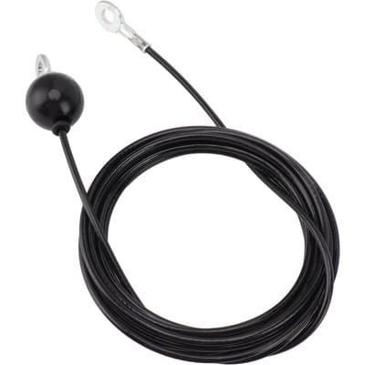 Fitness Katrolkabel Home Gym Vervangkabel Heavy Duty Stalen Draadtouw Home Gym Apparatuur Vervanging Fitness 4m/13.1ft black