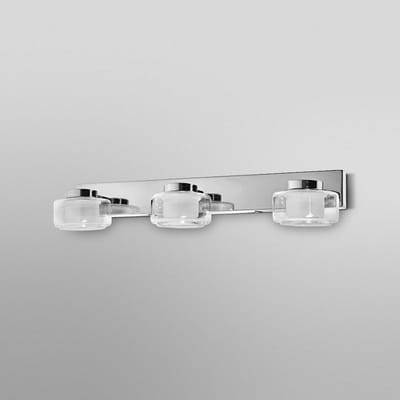 OSRAM ORBIS Flame wand- en plafondlamp met LED, chroom, 16,5W, 1050lm, 3000/4000K, kleurtemperatuur instelbaar via wandschakelaar (koud wit/warm wit), IP44 bescherming tegen vreemde voorwerpen en spatwater