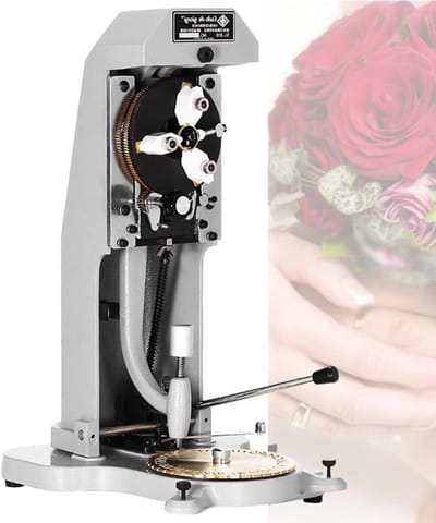 Handmatige graveur - Ring stempel - Sieraden personaliseren - Dubbelzijdige wijzerplaat - 15/2 mm karakter - Metaal