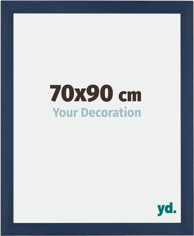 Your Decoration - Fotolijst 70x90 cm - MDF - Donkerblauw Geveegd - Mura