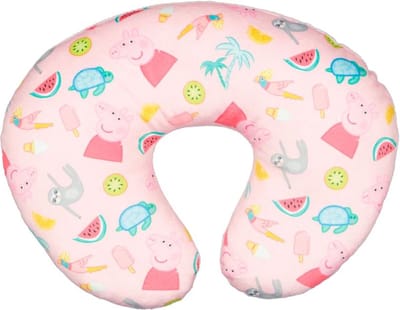 Peppa Pig Nekkussen Kind - Reiskussen voor Kinderen - Kinder Nekkussen - Reis Kussen - 30 cm - Peppa Big