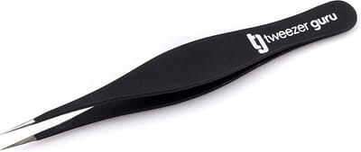 Precision Puntpincet voor Ingegroeide Haren en Splinters - Schuine en Puntige Tip Set