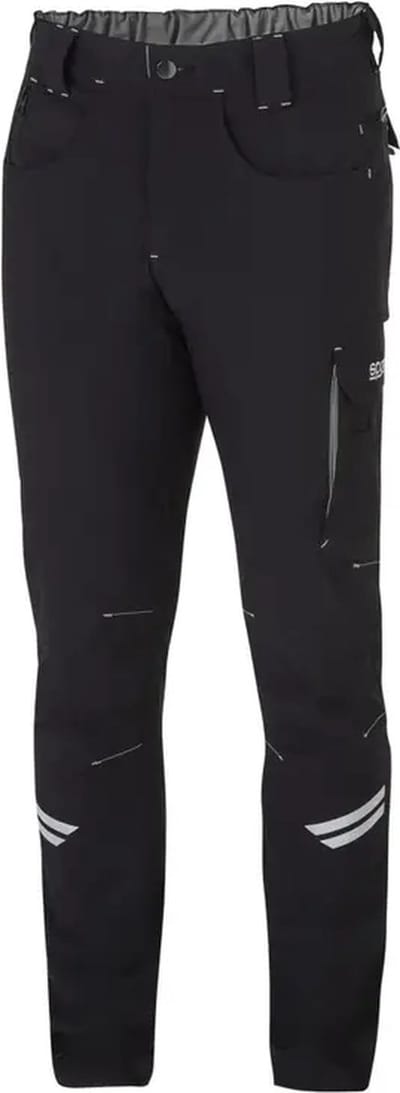 Sparco Werkbroek Tech Light Kansas - Zwart — Grijs — XS