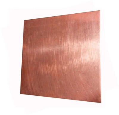 Koperen Plaat - Koperfolie Metaal - Modelbouw Lassen - Hoge Zuiverheid 99 9% - 1.2mm x 200mm x 300mm - Koperkleurig