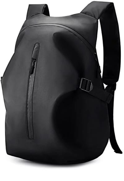Motor Rugzak Waterdicht - Helm - Laptop Backpack - Met rits - Zwart - Medium