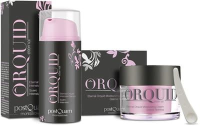 POSTQUAM SKIN CARE VERPAKKING MET VLOEIBARE EXPRESSIELIJNEN