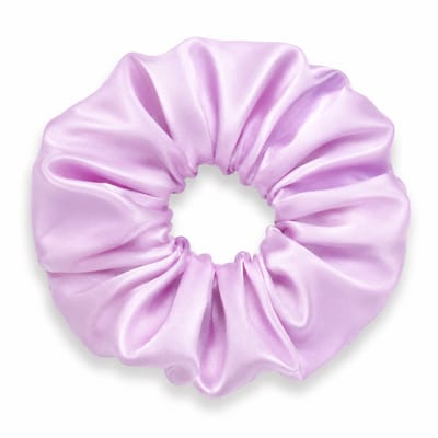 Lajetti - 100% Zijden Scrunchie Lila - Moerbei Zijde Haarelastiek