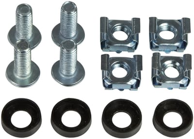 LogiLink kabelgeleiders set, staal, 40 x 40 mm, verzinkt