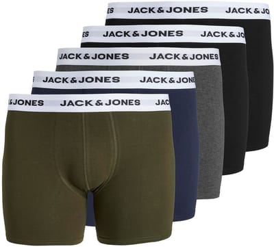 Jack & Jones Plus Boxershorts Plus Size 5-pack Boxershorts