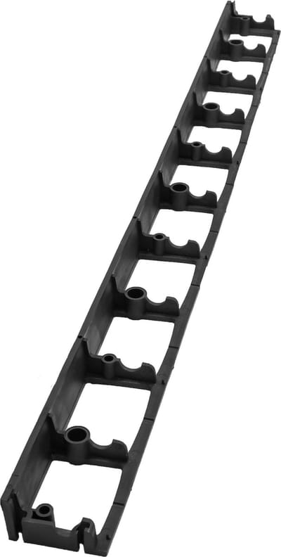Borderrand Kunststof Zwart 1000 x 80 x 45 mm | Per Stuk