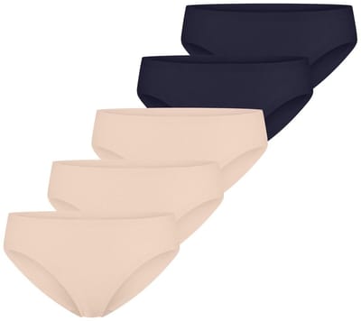 Schiesser Dames slip / onderbroek 5 pack Invisible Light