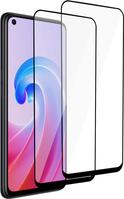2x Screenprotector geschikt voor Oppo A96 – Full Screen Protector Tempered Glass