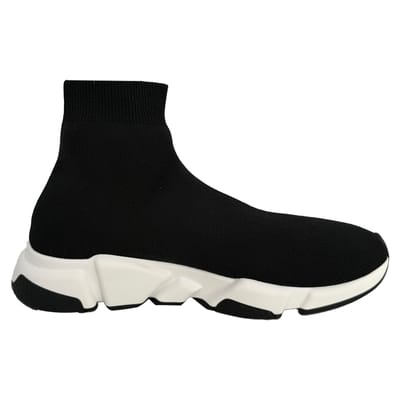 Balenciaga Speed Trainer Schoenen in Zwarte Polyester