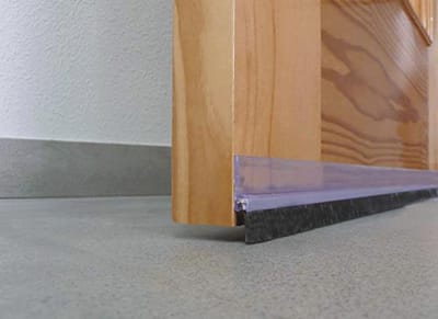 Transparante PVC Tochtstrip 1 Meter voor Optimalisatie van Isolatie