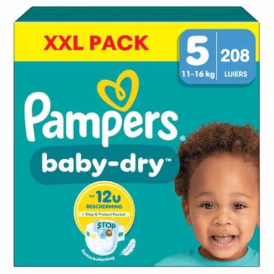 Pampers - Baby Dry - Maat 5 - Maandbox - 208 stuks - 11/16 KG