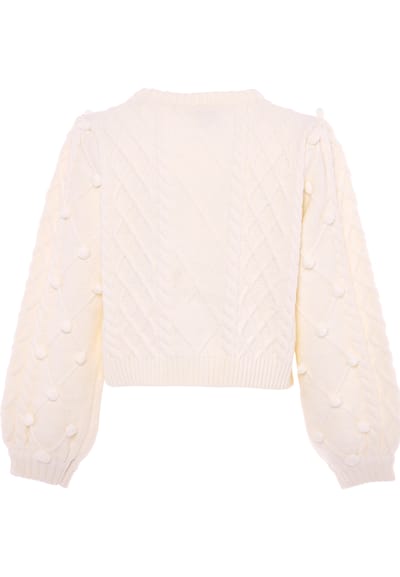 IZIA Jumper Dames wolwit