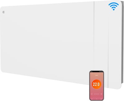 Keramische Traagheidsradiator 2000W Ultrasnel Opwarmen Wifi Geschikt voor Grote Ruimtes