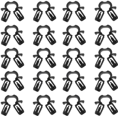 Dailygoods - 20 Stuks Auto Kabelboom Bevestigingsclips 5mm Universaal