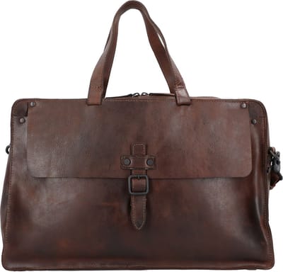 Harold's Maar Weekender reistas leer 42 cm - braun