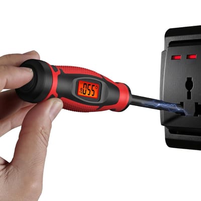Spanningsdetector Pen - Testpen Elektra - Veilig Elektrisch Testen - Contactloze Meting - Tot 390V - Rood
